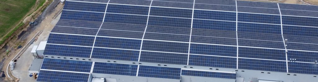 Poupa Aluminium Systems factory rooftop photovoltaic solar system in Cyprus