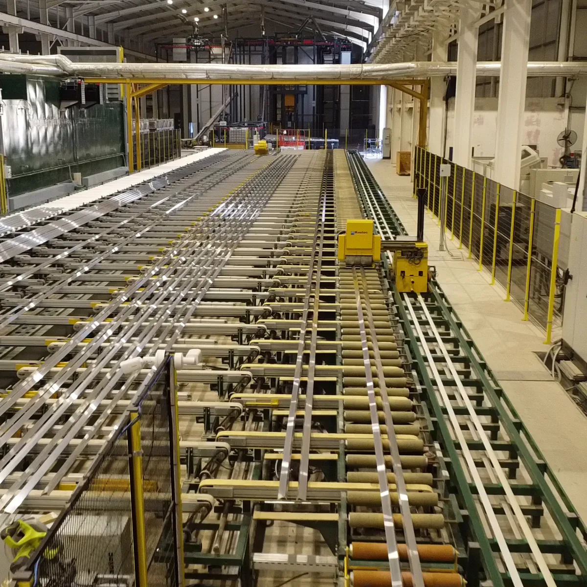 Aluminium extrusion line